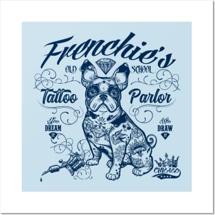 Frenchie's Old School Posters and Art